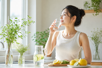 朝のむくみが気になる日に見直したい水分補給の基本｜量・タイミング・飲み物の選び方